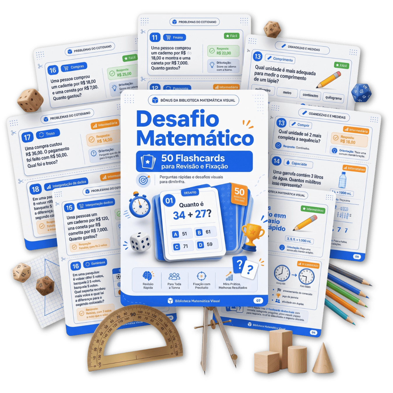 Mockup do Bônus 04 — Desafio Matemático