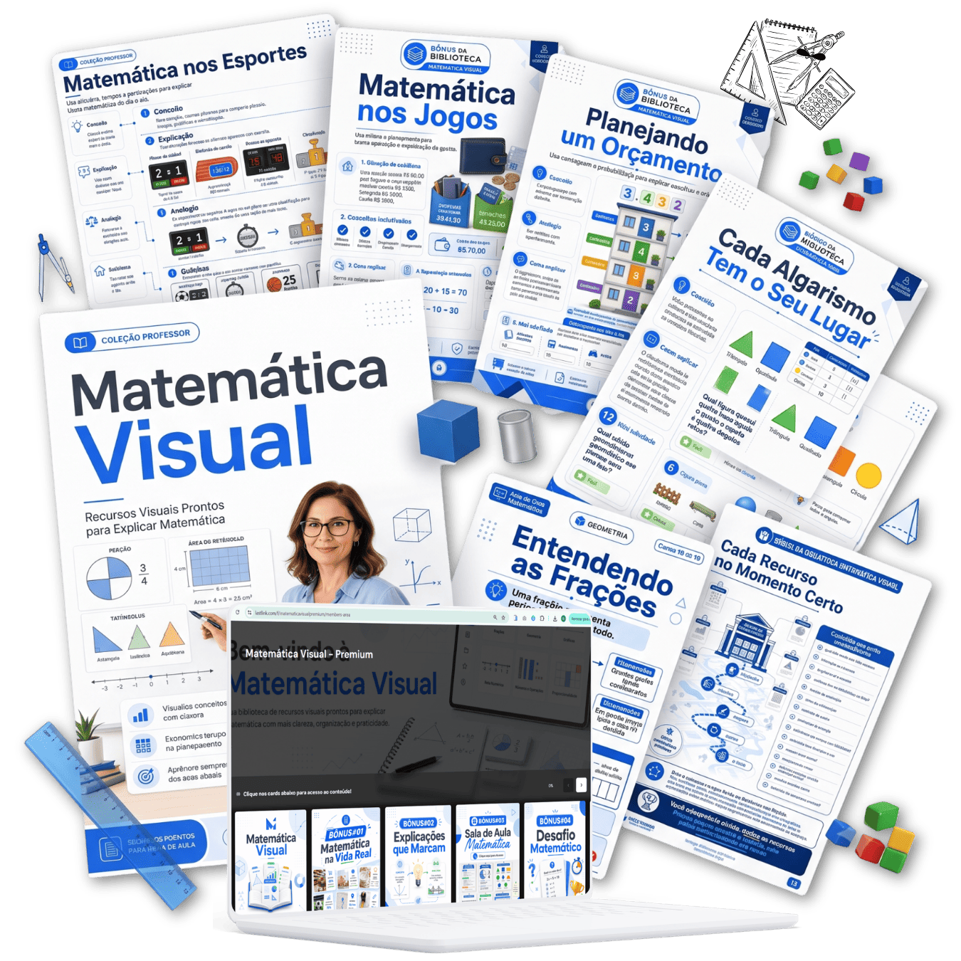 Oferta premium Matemática Visual — todos os bônus inclusos