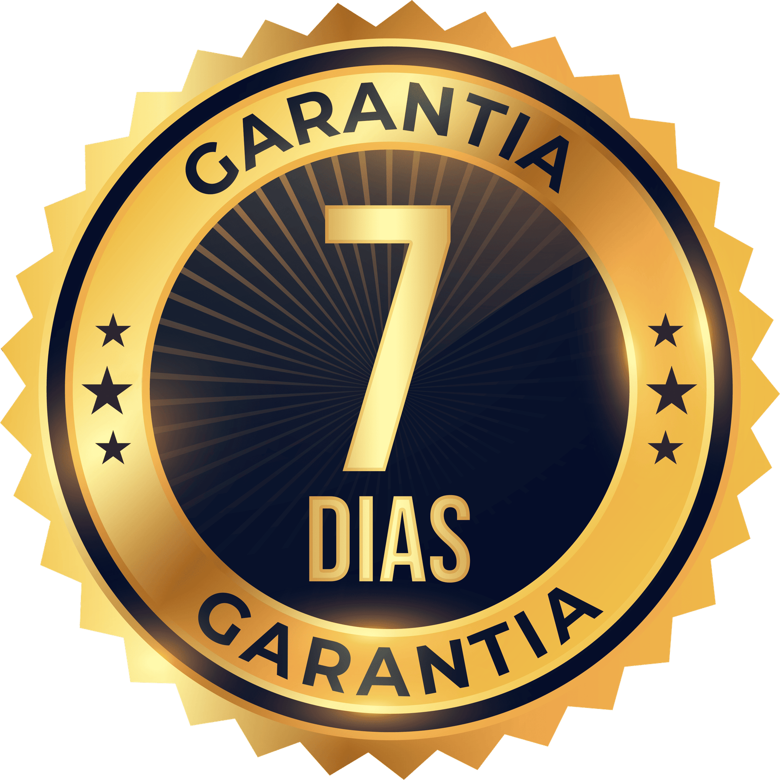 Selo de 7 dias de garantia incondicional